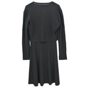 Gucci Setup Cardigan Sleeveless Dress Black 371117-X7225 #M 177325