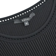 Gucci Setup Cardigan Sleeveless Dress Black 371117-X7225 #M 177325