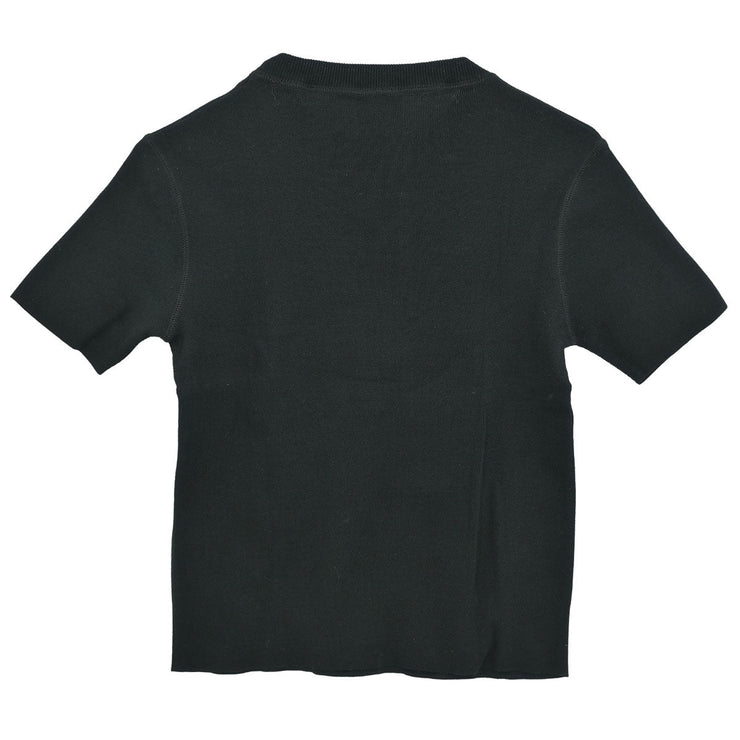 Chanel Short Sleeve T-shirt Top Black 02C #40 177329