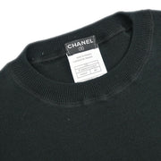 Chanel Short Sleeve T-shirt Top Black 02C #40 177329