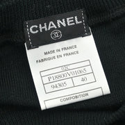 Chanel Short Sleeve T-shirt Top Black 02C #40 177329