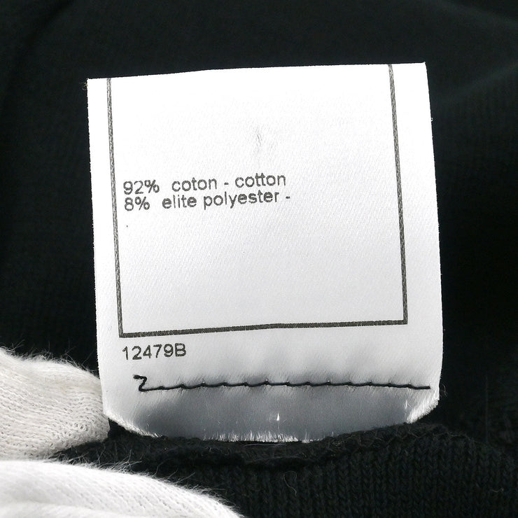 Chanel Short Sleeve T-shirt Top Black 02C #40 177329