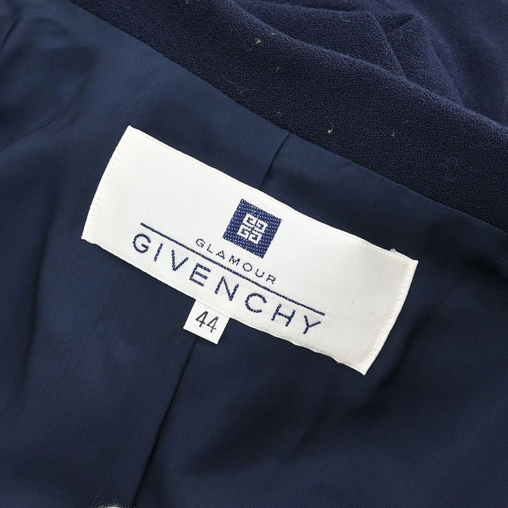 Givenchy Setup Suit Jacket Skirt Navy 423377-15 #44 177339