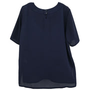 Givenchy Short Sleeve Top Navy 410922-15 #42 177340