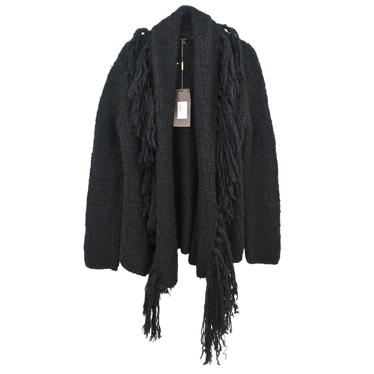 Gucci Fringe Cardigan Black 304359X5199 #M 177344