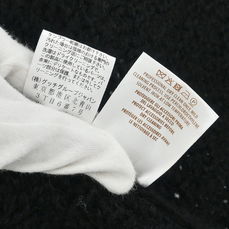 Gucci Fringe Cardigan Black 304359X5199 #M 177344