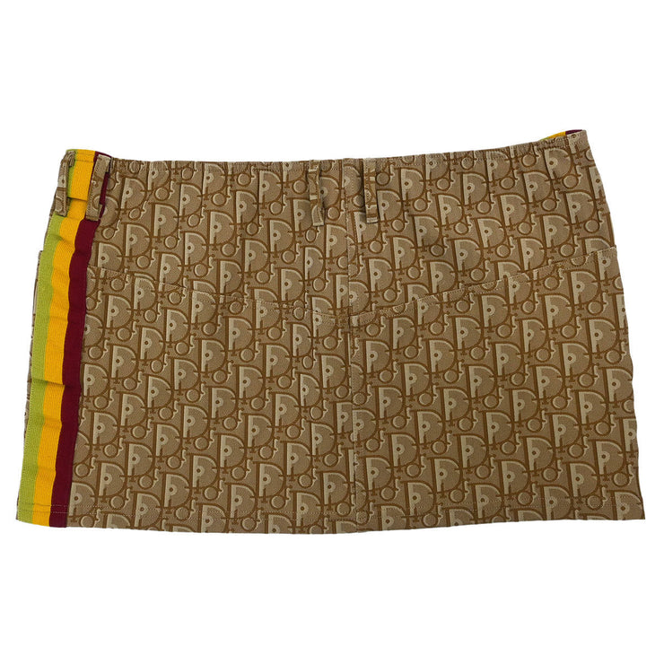 Christian Dior Skirt Trotter Brown RTFL37000 #38 177352