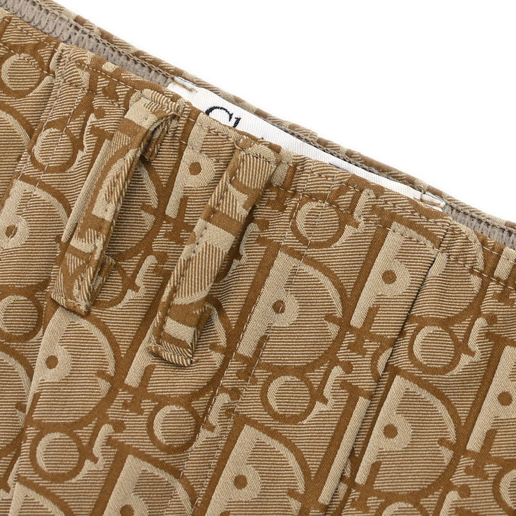 Christian Dior Skirt Trotter Brown RTFL37000 #38 177352
