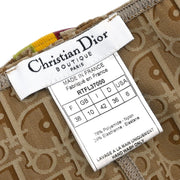 Christian Dior Skirt Trotter Brown RTFL37000 #38 177352