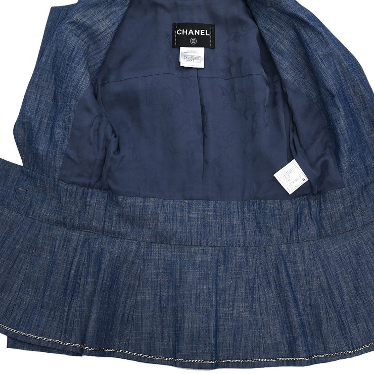 Chanel Denim Jacket Blue 09C #34 177353