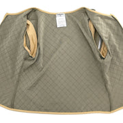 Chanel Zip Up Short Sleeve Jacket Gray 05C #42 177354