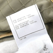 Chanel Zip Up Short Sleeve Jacket Gray 05C #42 177354