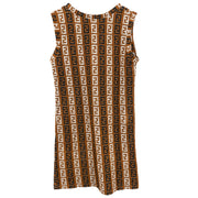 Fendi Sleeveless Dress Brown D-OS-9300DW NO.272093VG #44 177357