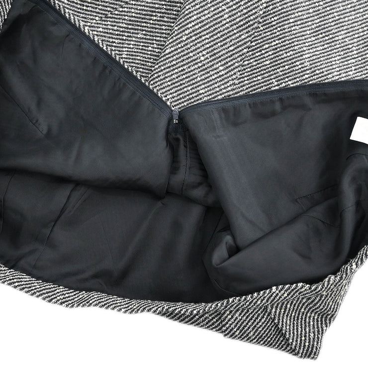 Christian Dior Setup Suit Jacket Skirt Black MDK6M0700 #36?38 177361
