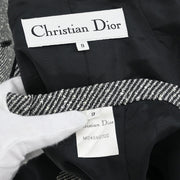 Christian Dior Setup Suit Jacket Skirt Black MDK6M0700 #36?38 177361