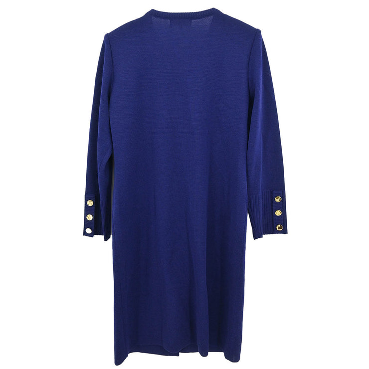 Yves Saint Laurent Cardigan Navy S0F7A874 #L 177363