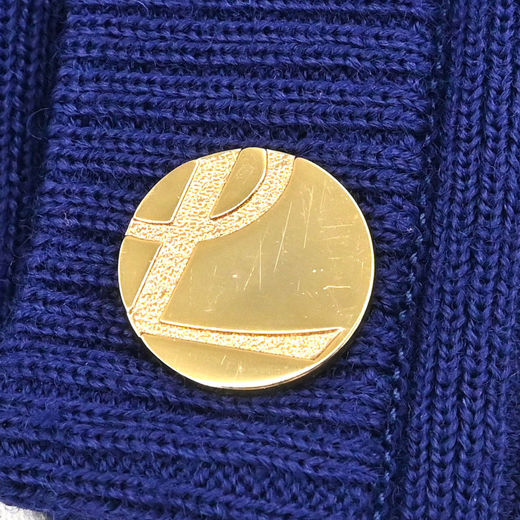 Yves Saint Laurent Cardigan Navy S0F7A874 #L 177363