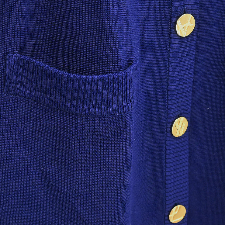Yves Saint Laurent Cardigan Navy S0F7A874 #L 177363