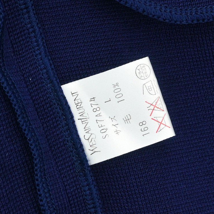 Yves Saint Laurent Cardigan Navy S0F7A874 #L 177363