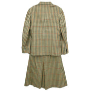 Burberrys Setup Suit Jacket Skirt Brown FJ016-682 FX077-682 #34-36 #32 177371