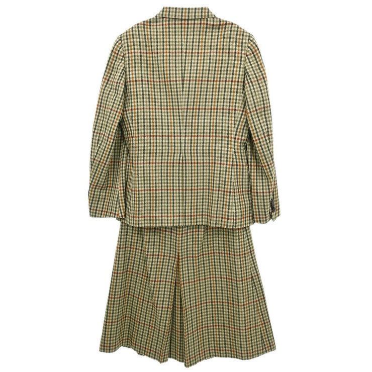 Burberrys Setup Suit Jacket Skirt Brown FJ016-682 FX077-682 #34-36 #32 177371
