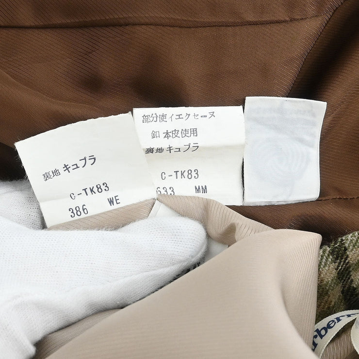 Burberrys Setup Suit Jacket Skirt Brown FJ016-682 FX077-682 #34-36 #32 177371