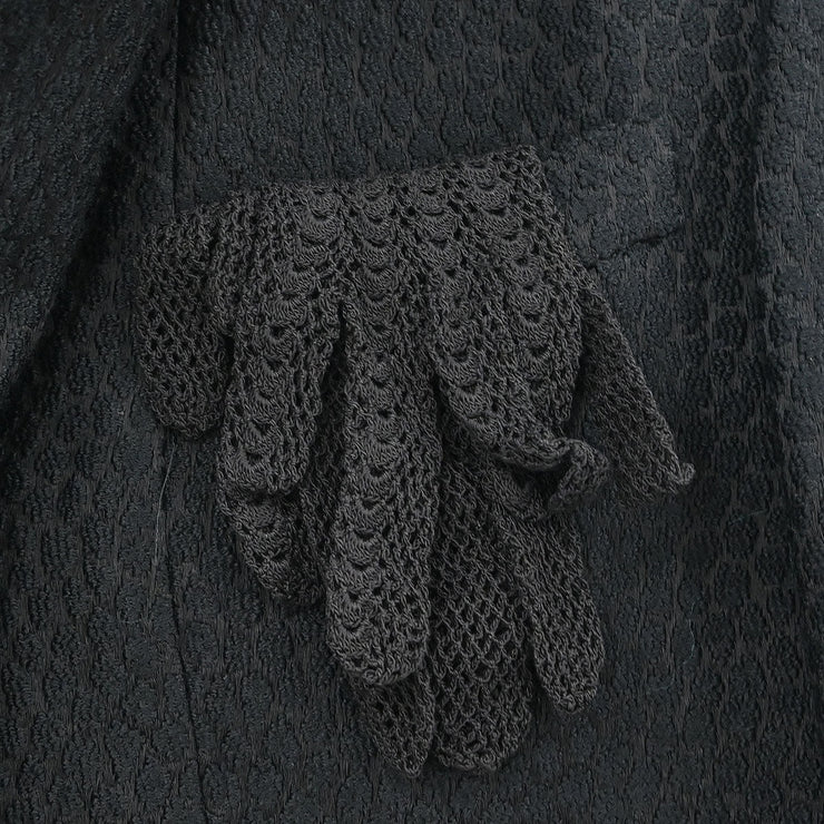 Christian Dior Single Breasted Jacket Black FW2EF9200 #36-38 177374