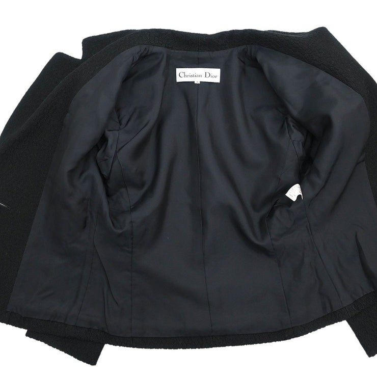 Christian Dior Single Breasted Jacket Black FW2EF9200 #36-38 177374