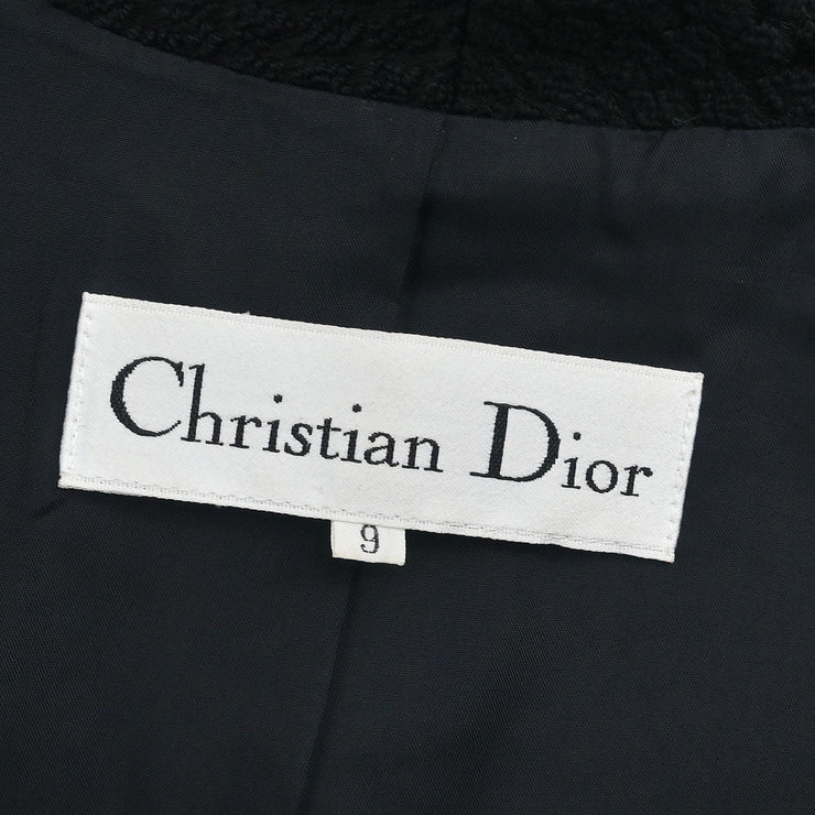 Christian Dior Single Breasted Jacket Black FW2EF9200 #36-38 177374