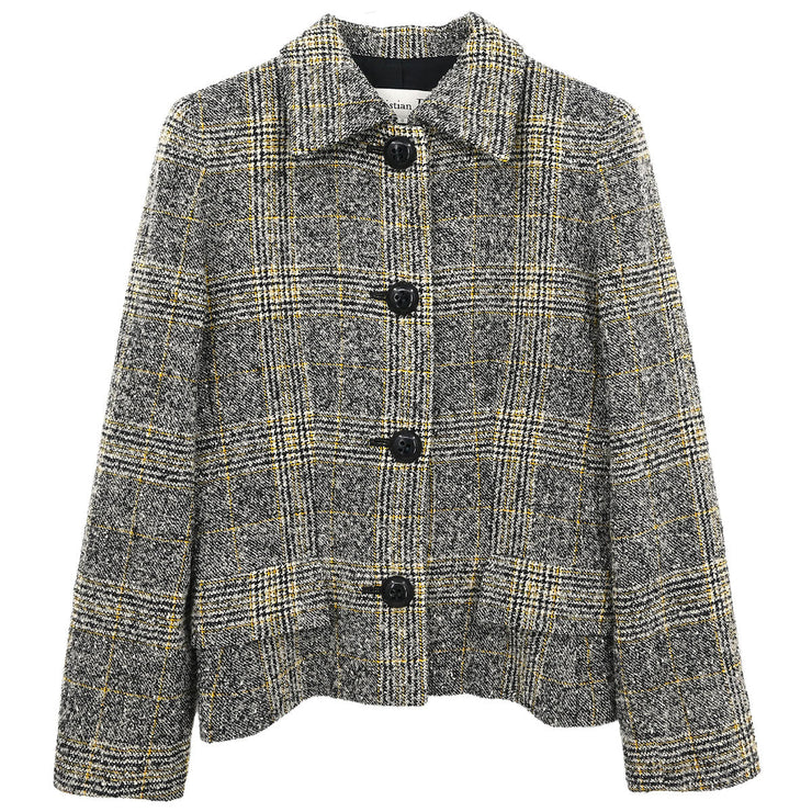 Christian Dior Single Breasted Jacket Black KBN6A0300 #36-38 177375