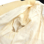 Chanel Single Breasted Jacket Off-white 96P #36 177380