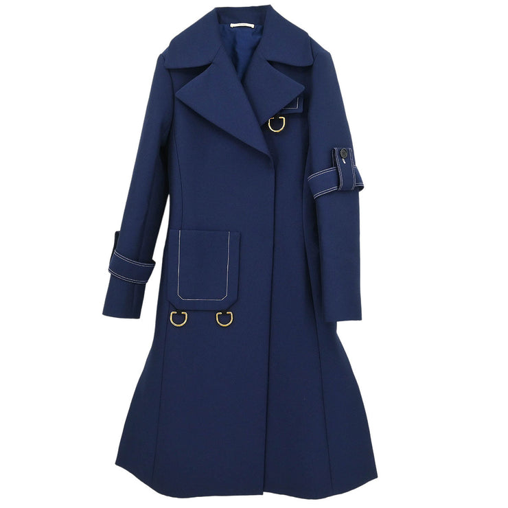 Celine Coat Navy 2 8N79/4139 #36 177381