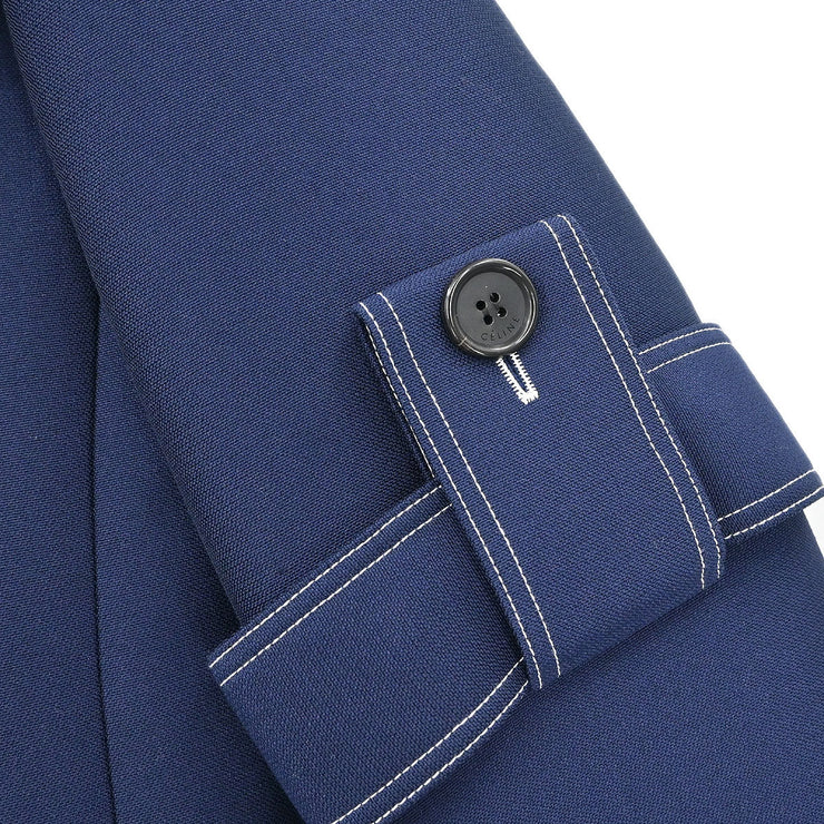 Celine Coat Navy 2 8N79/4139 #36 177381