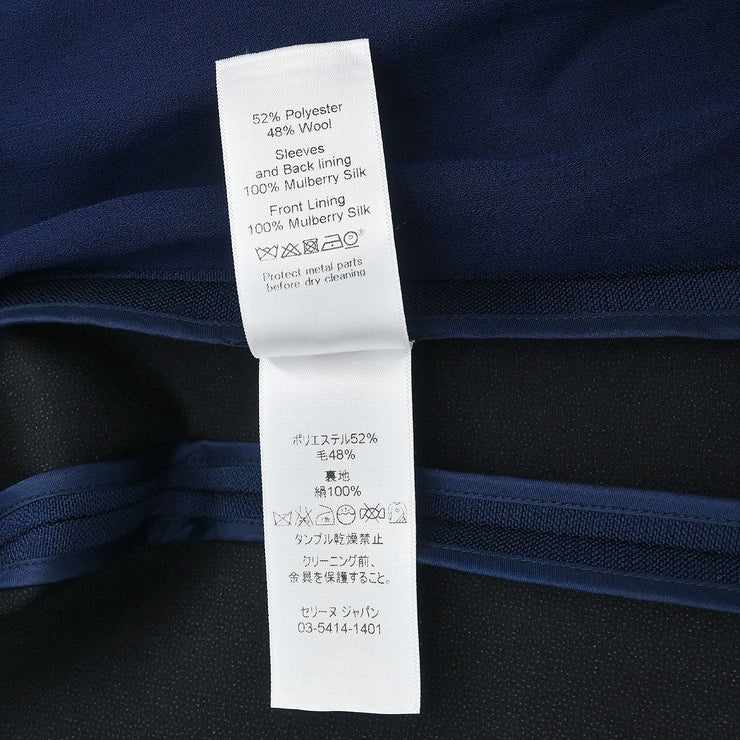 Celine Coat Navy 2 8N79/4139 #36 177381