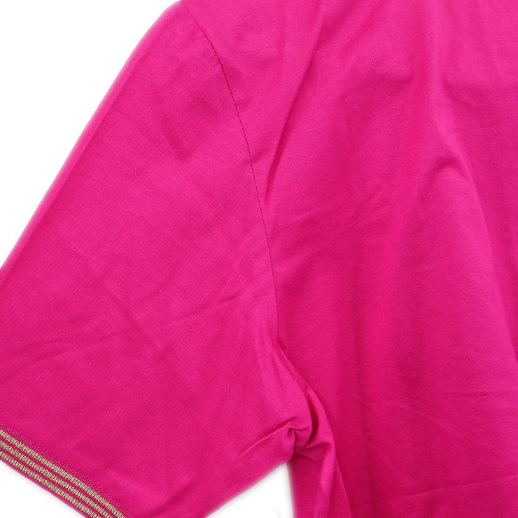 Yves Saint Laurent T-shirt Top Pink WNG8-103 #M 177382