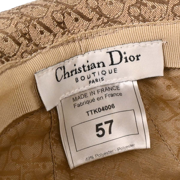 Christian Dior Trotter Hat Beige #57 TTK04006 177384