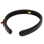 Chanel Turnlock Headband Hair Accessories Black 177385