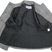 Yves Saint Laurent Collarless Jacket Black HZ107-892 #S 177386