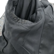 Yves Saint Laurent Collarless Jacket Black HZ107-892 #S 177386