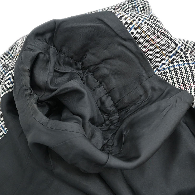 Yves Saint Laurent Collarless Jacket Black HZ107-892 #S 177386