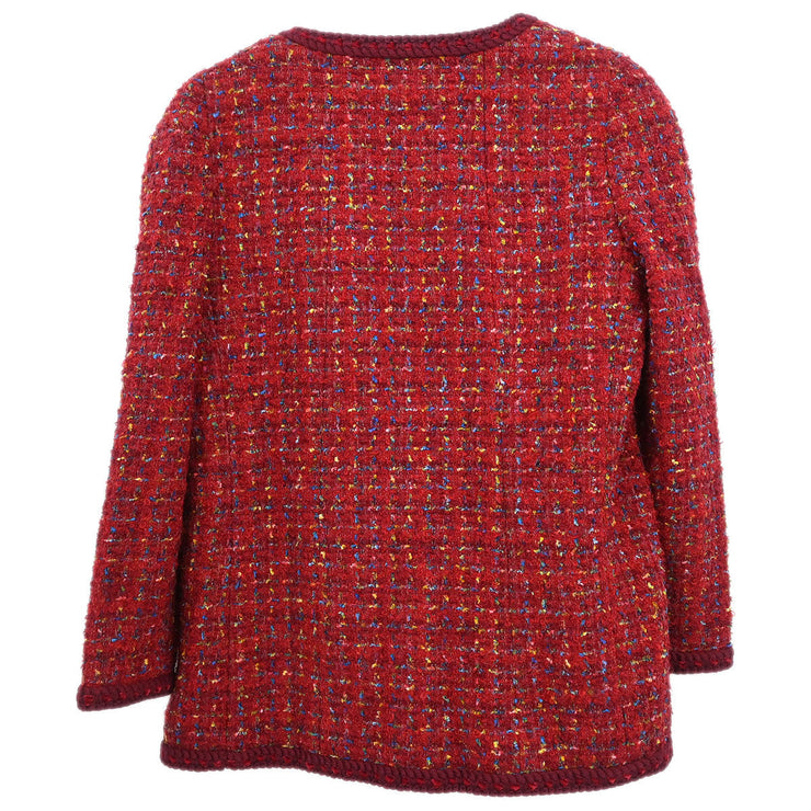 Chanel Jacket Coat Red 177387