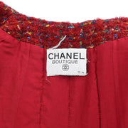 Chanel Jacket Coat Red 177387