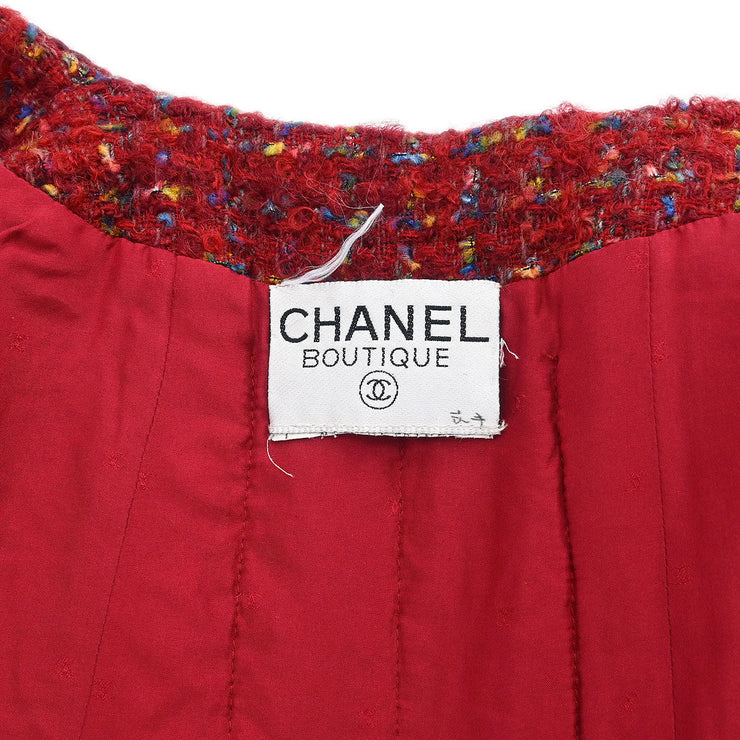 Chanel Jacket Coat Red 177387