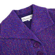 Christian Dior Coat Purple KB3T1338B #M 177388
