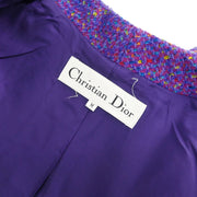Christian Dior Coat Purple KB3T1338B #M 177388