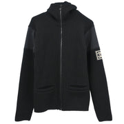 Chanel Sport Line Zip Up Jacket Black 02A #38 177389