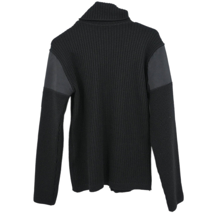 Chanel Sport Line Zip Up Jacket Black 02A #38 177389