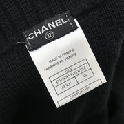 Chanel Sport Line Zip Up Jacket Black 02A #38 177389