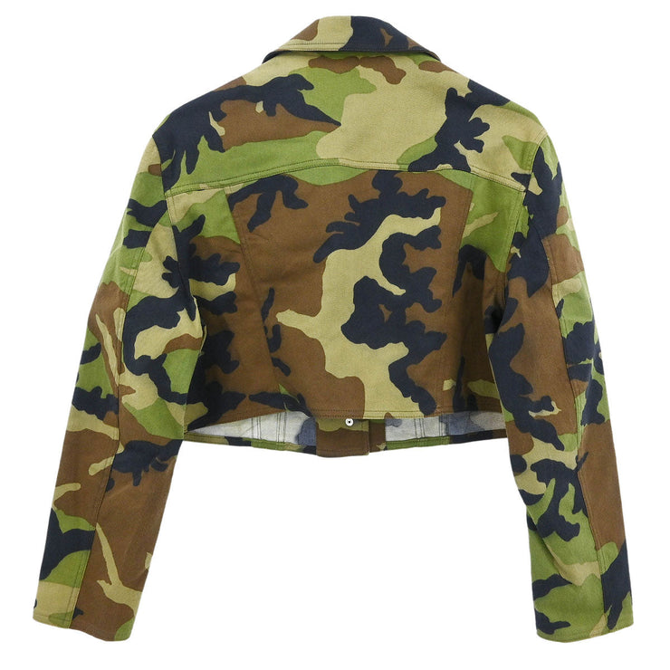 Christian Dior Single Breasted Jacket Camouflage Khaki 1P12021160 #38 177394