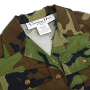 Christian Dior Single Breasted Jacket Camouflage Khaki 1P12021160 #38 177394